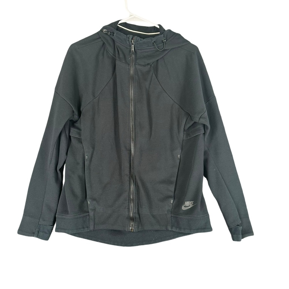 Nike Women’s M Medium Black Zip Hoodie Jacket Athletic Fitness Outdoors Yoga